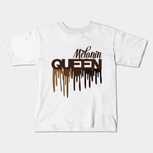 melanin queen Kids T-Shirt